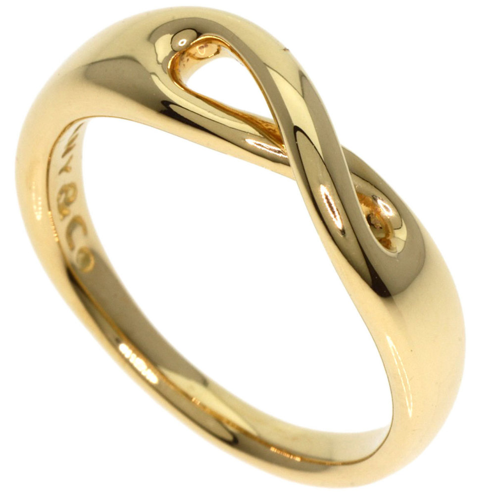 TIFFANY & CO. Infinity Ring 18K Yellow Gold Size 4.75 #49 - Picture 8 of 8